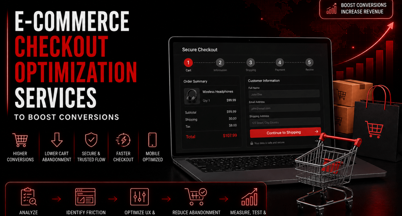 E-commerce checkout optimization services to boost conversions