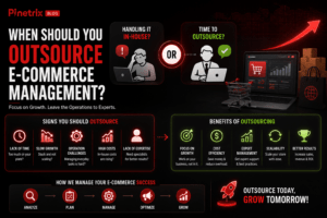 When should you outsource e-commerce management showing signs of outsourcing, operational challenges, cost efficiency, expert management, scalability, and business growth.